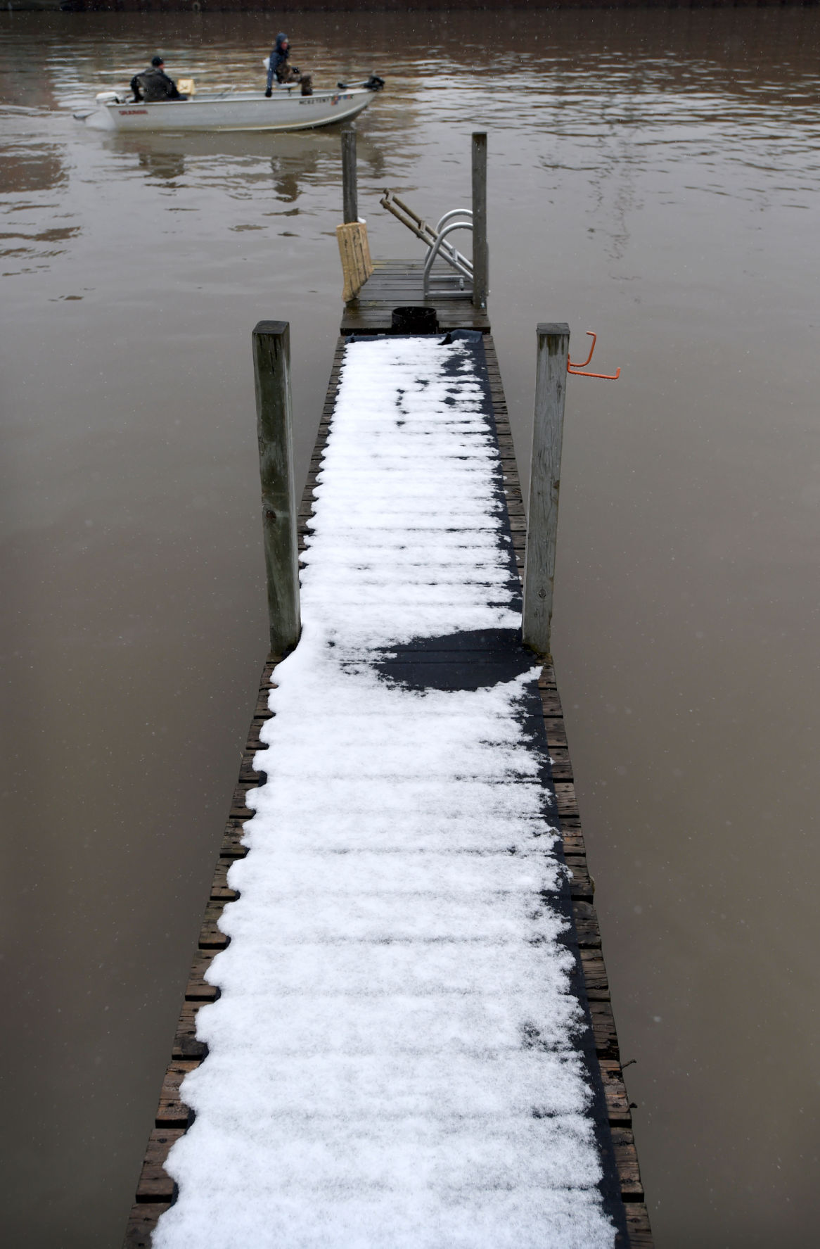 Snow on the Docks